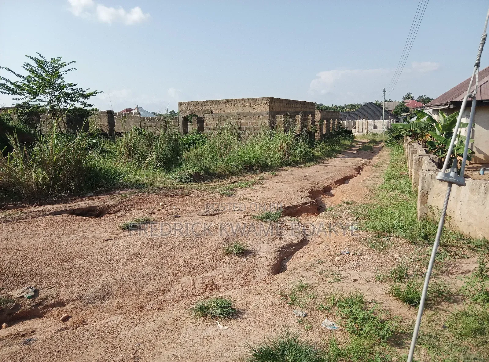 2 Acres of Land With Estate Houses for Sale at Abuakwa