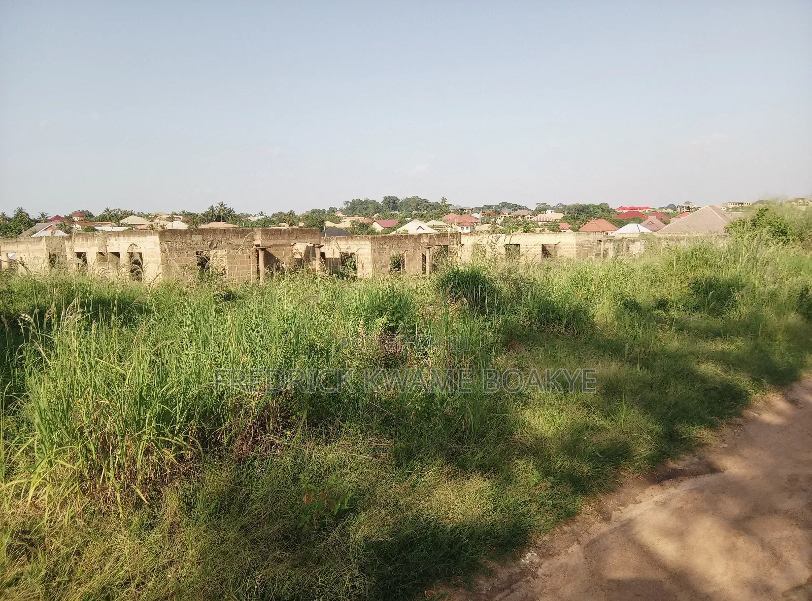 2 Acres of Land With Estate Houses for Sale at Abuakwa