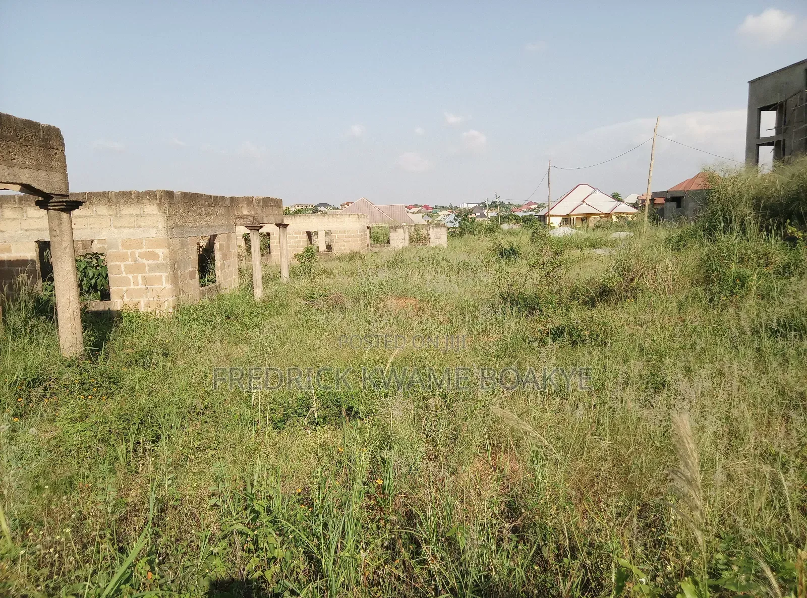 2 Acres of Land With Estate Houses for Sale at Abuakwa