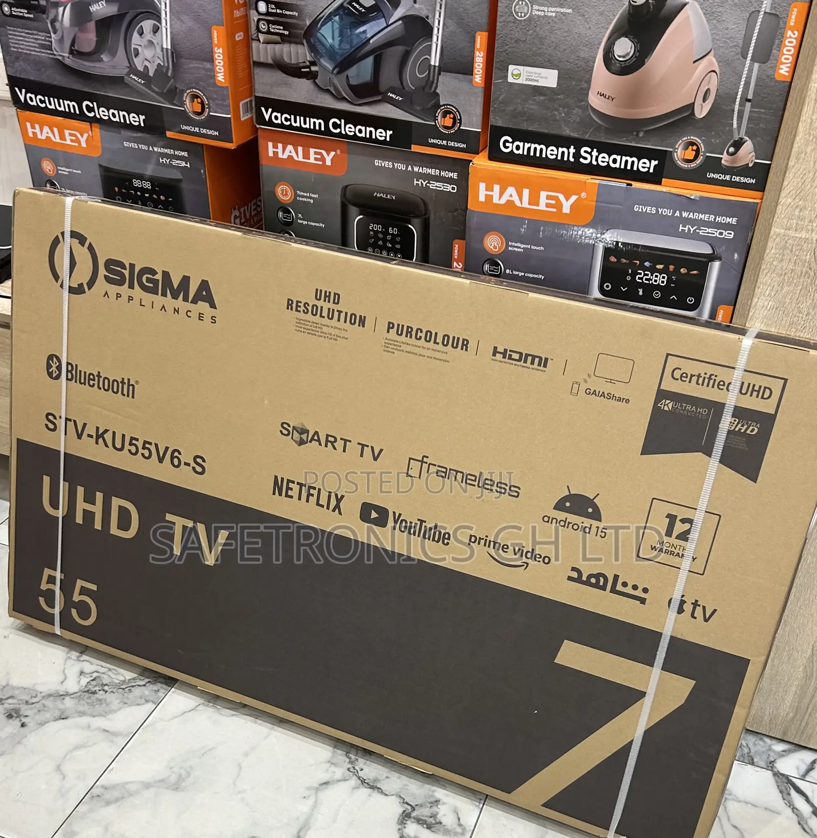 Shop Reliable Sigma 55 Inch Sig-Ku55v6-S. Smart Uhd Tv  And
