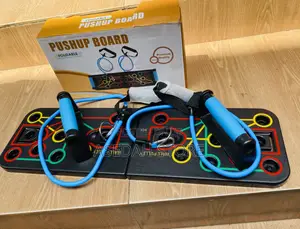 Push-Up Board With Resistance Bands