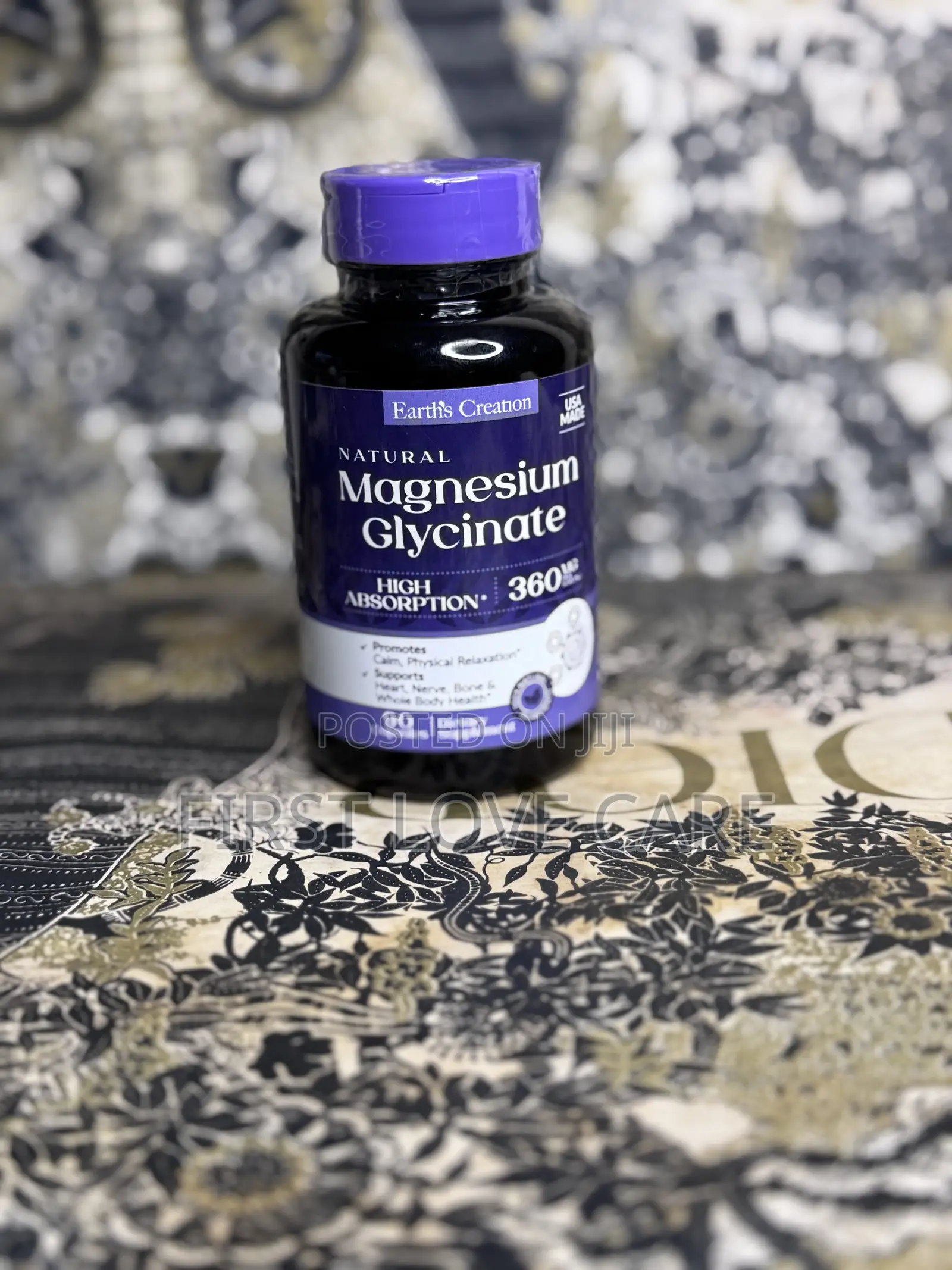Earth's Creation Magnesium Glycinate 360mg
