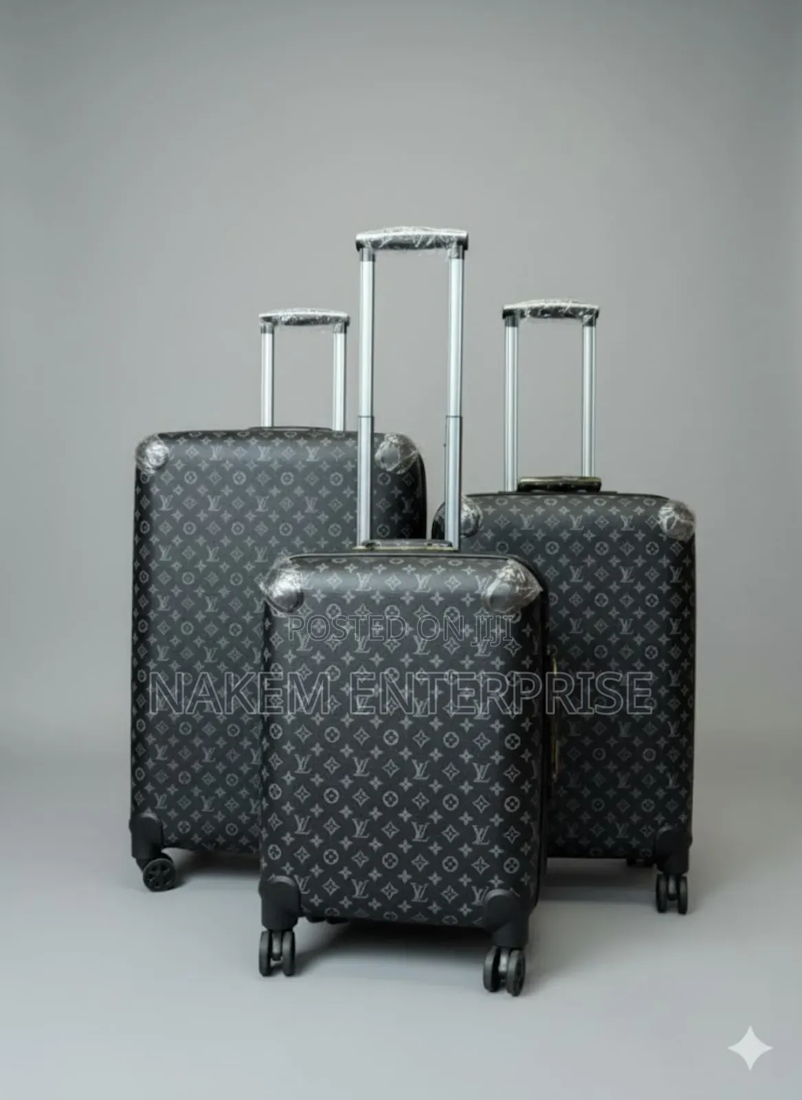 Luxurious 3pcs Exquisite Trolley Luggage With A Smooth 360 Wheels