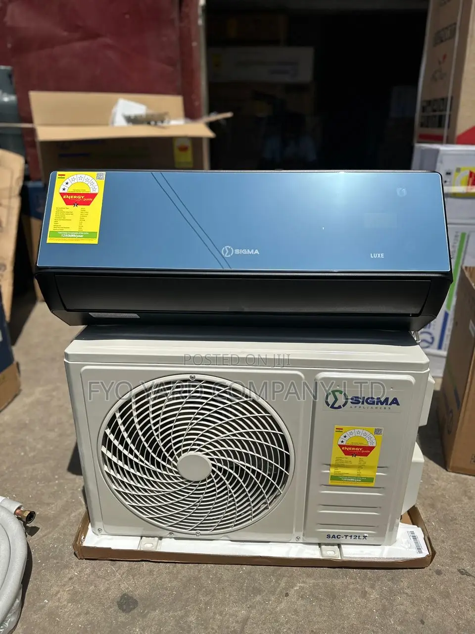 Mirror Face Sigma 1.5 Hp Turbo Cooling Ac
