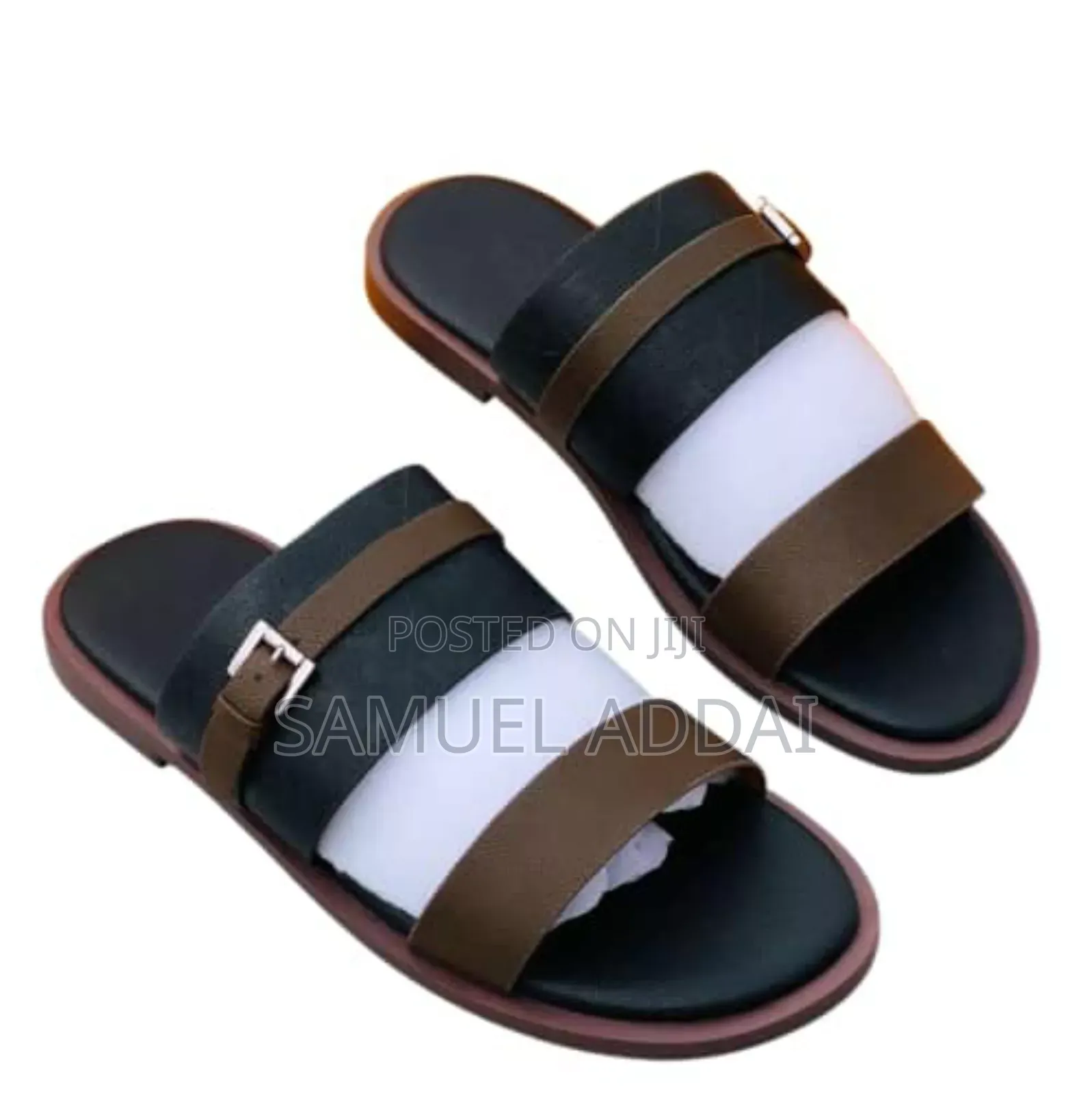 Casual Leather Slippers for Men