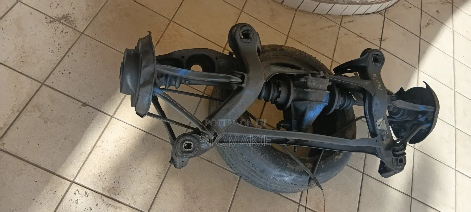 190 Benz Complete Axle