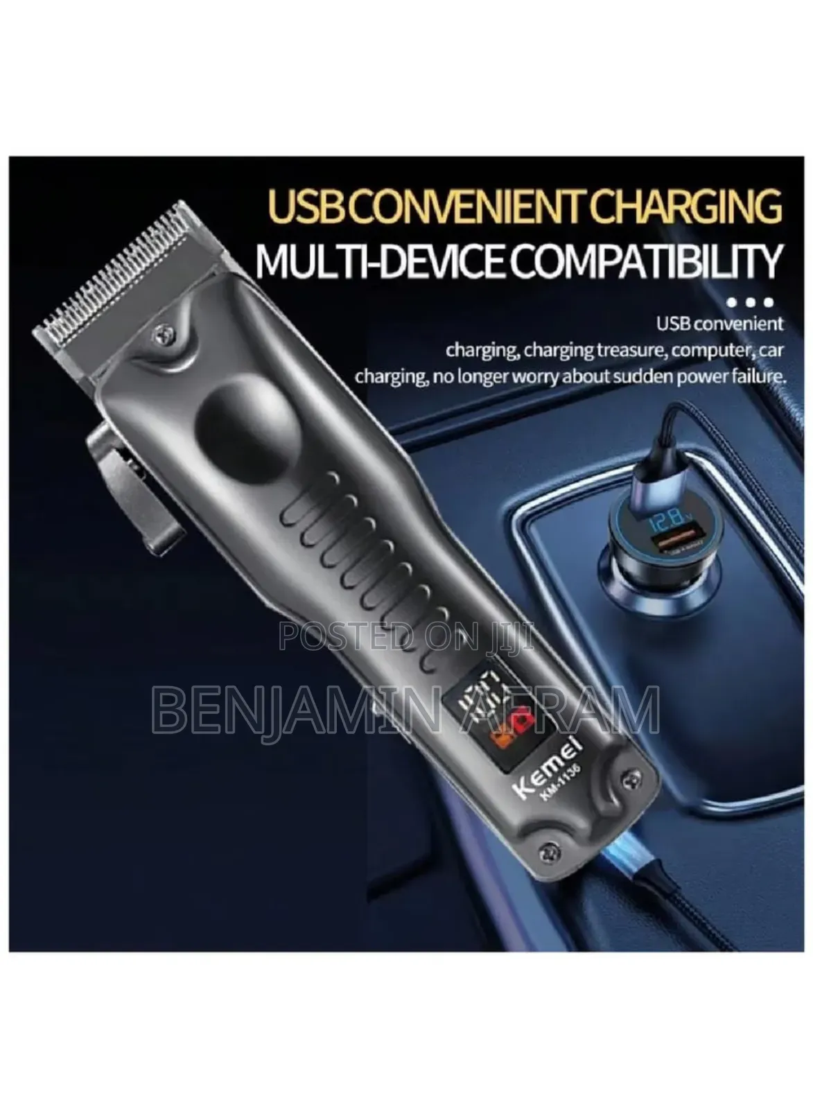 Multi- Hair Clippers Km-1136