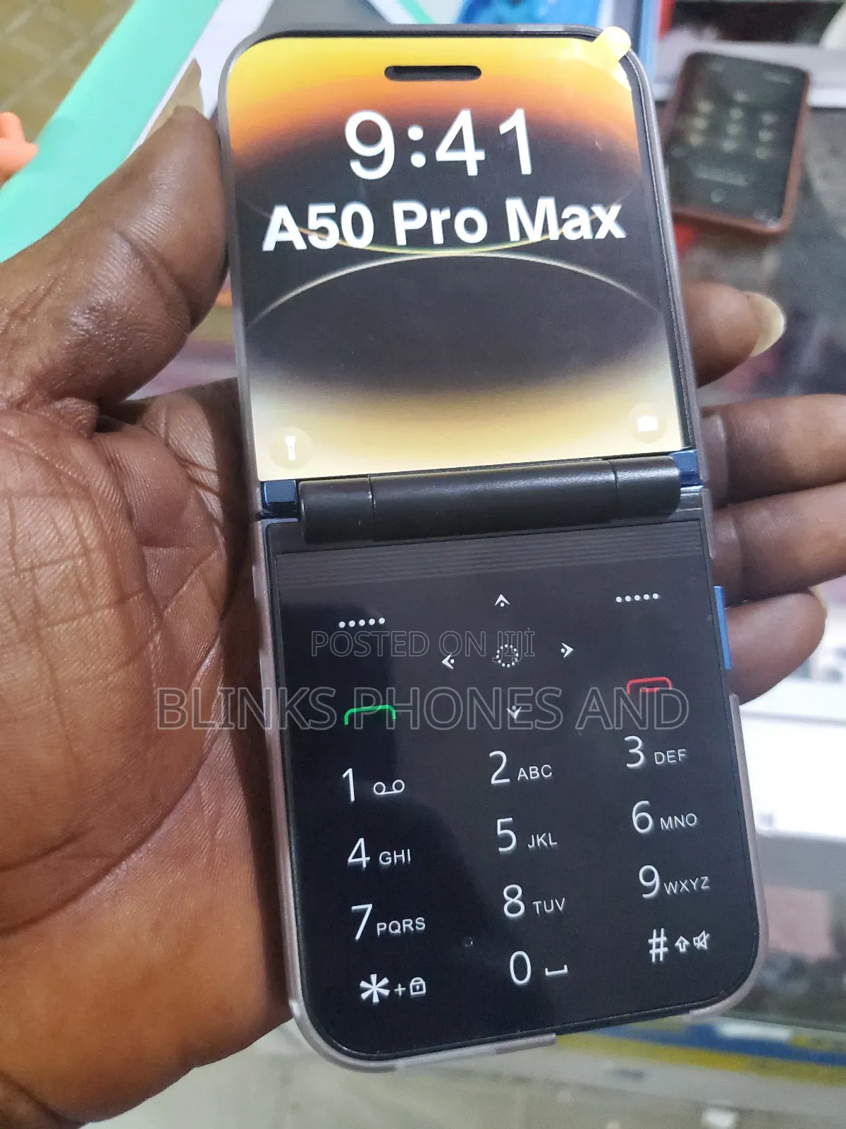 New Mobile Phone Blue