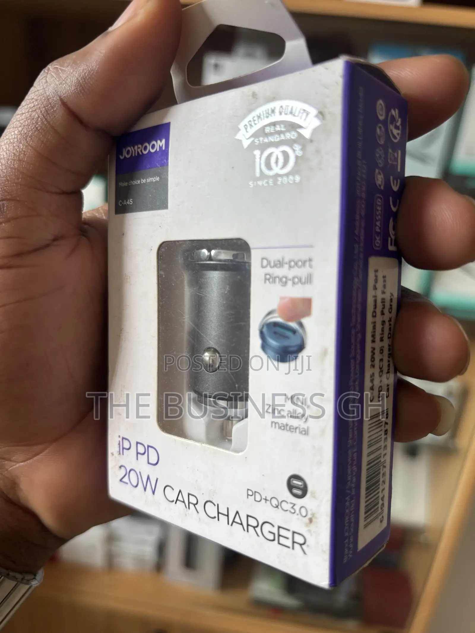 Joyroom 20 Watts Dual Port Car Charger