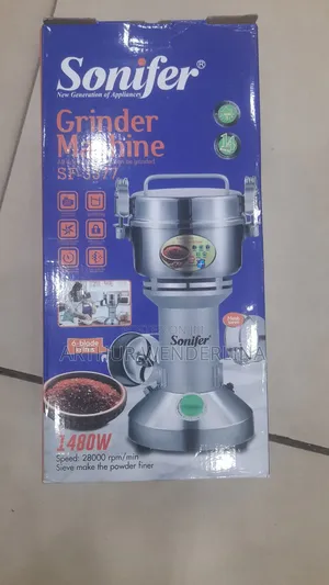 Sonifer Stainless Steel Grinder Coffee, Spice Grinder 1480w .(250g)