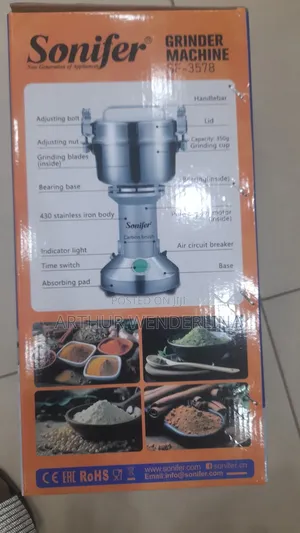 350 Gram Sonifer Sf-3578 Multipurpose High Speed Grinder Machin 1800w
