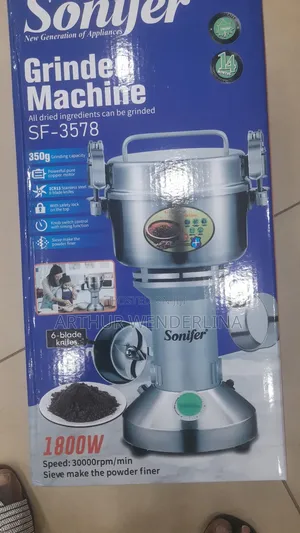 350 Gram Sonifer Sf-3578 Multipurpose High Speed Grinder Machin 1800w