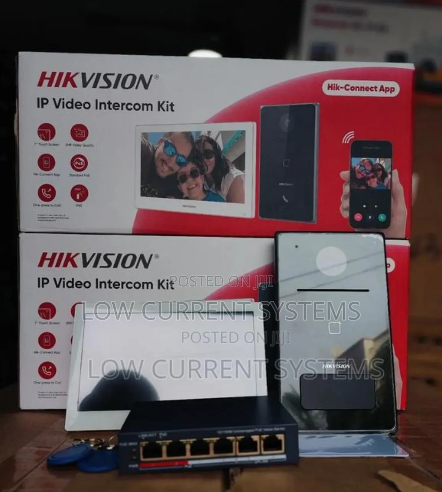 Hikvision Ip Video Doorbell Wifi Wireless Intercom Poe Switc Wireless