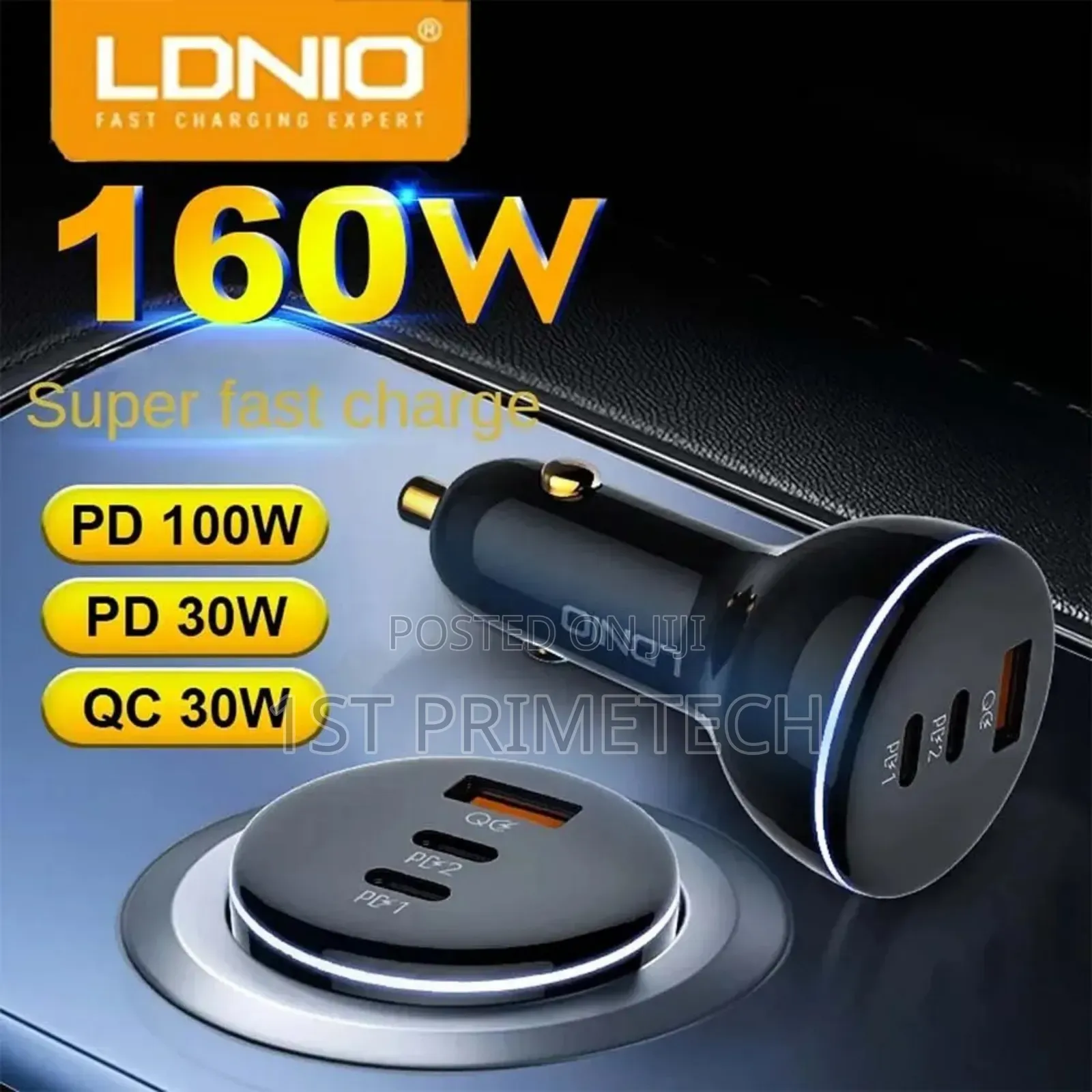Ldnio 100w Super Fast Car Charger