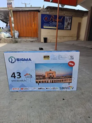 Edgeless Sigma 43 Inches Smart Android Tv With Bluetooth Available