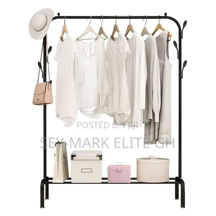 Single Cloth Rack With Shoe Rack