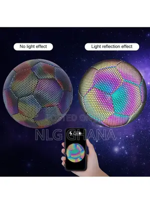 Reflective Soccer Ball Night Glowing Light. Tvx22346