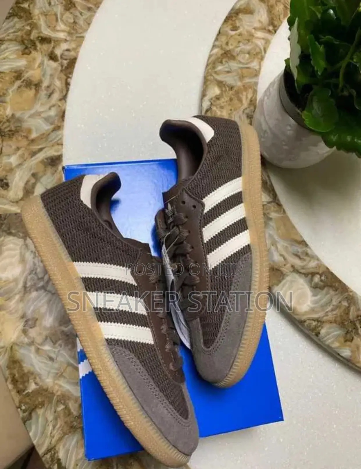 Adidas Samba Og Earth Strata Wonder White Sneakers