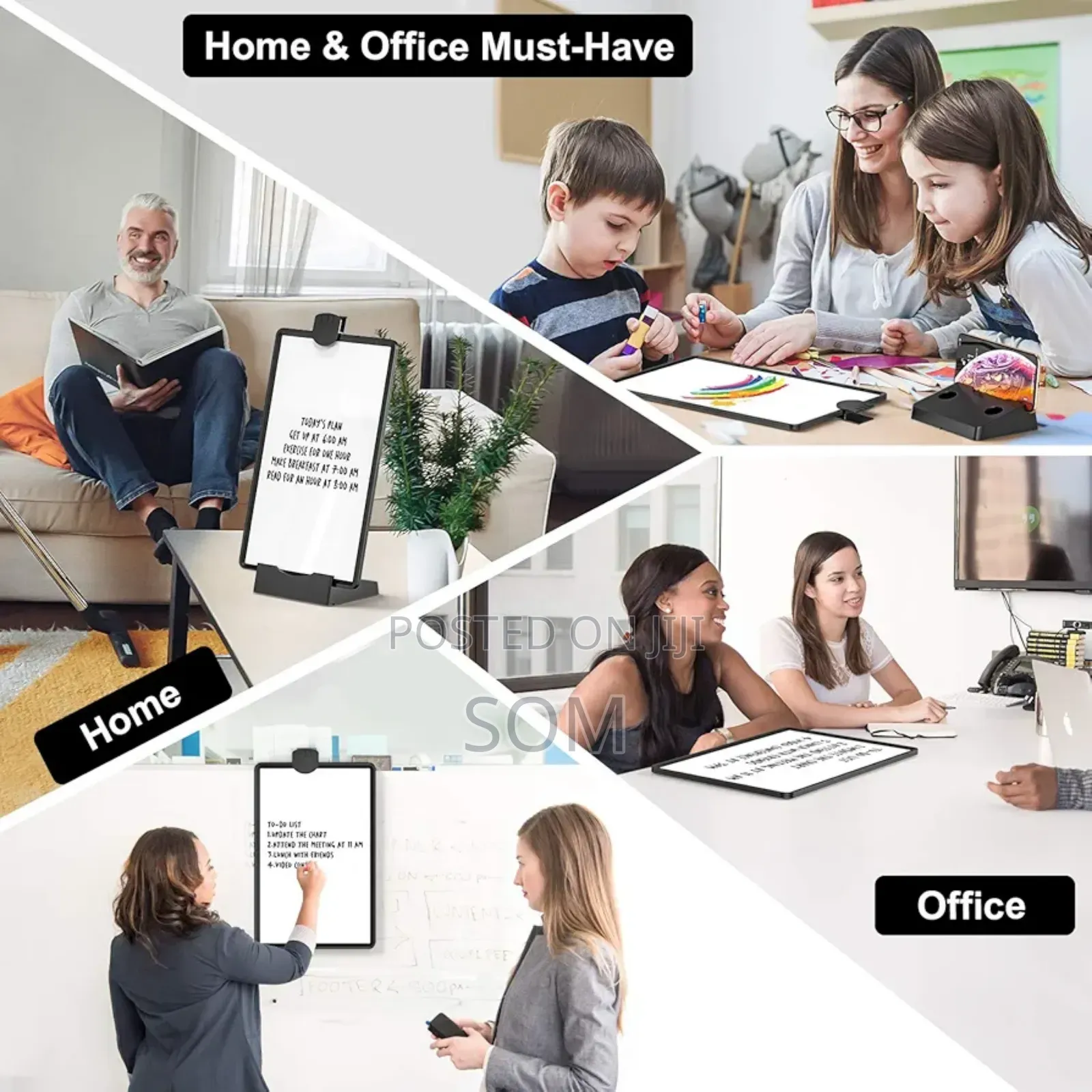 Abovetek Multifunctional Magnetic Whiteboard Set