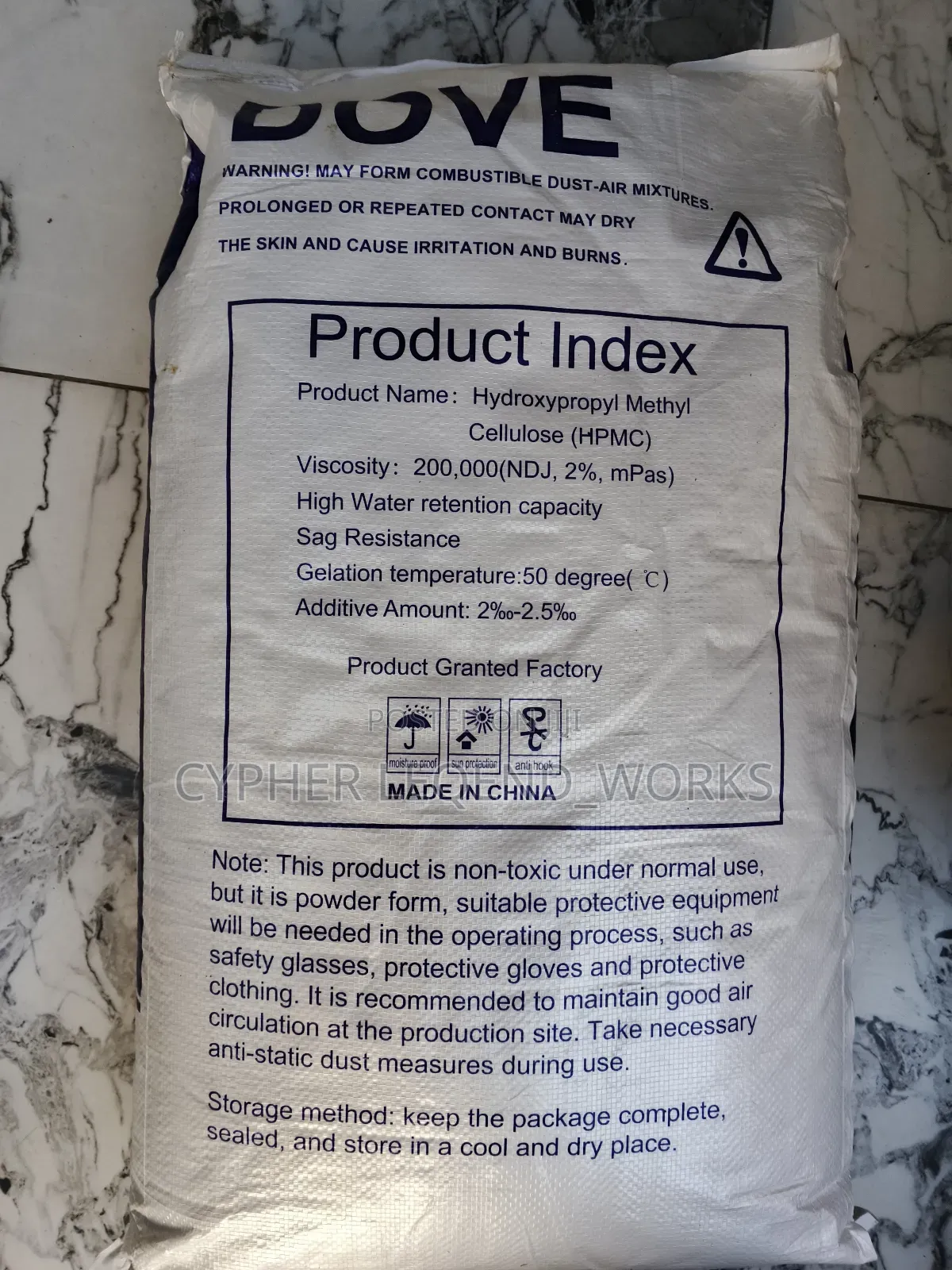 Dove Tiles Chemical