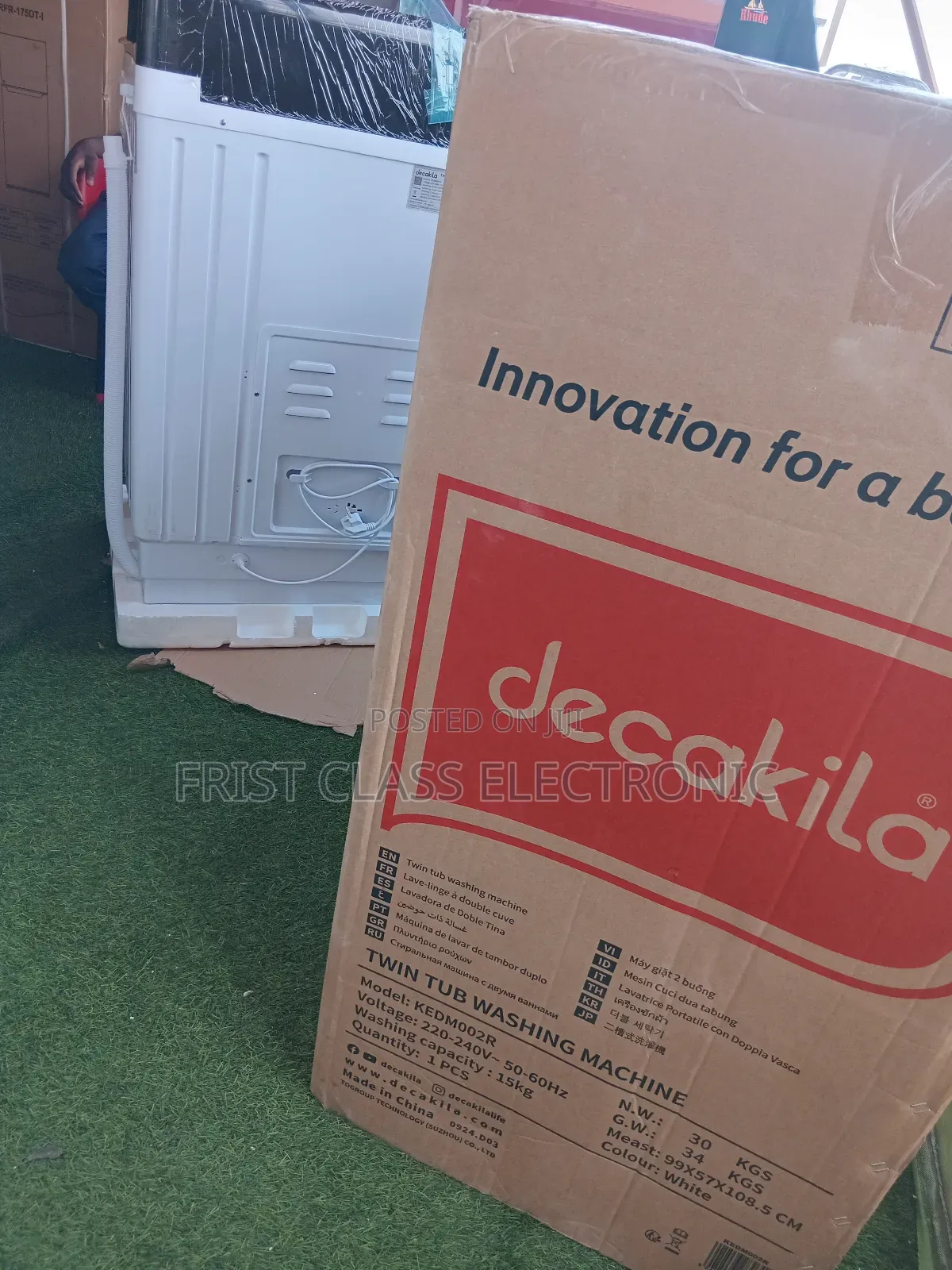 Experience Deep Cleaning With Decakila’S Advanced Wash Power.