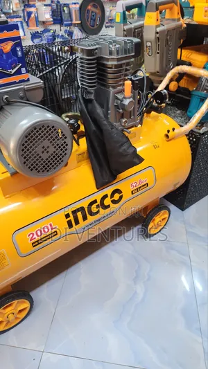 Ingco 200 Litres Air Compressor - Belt Driven