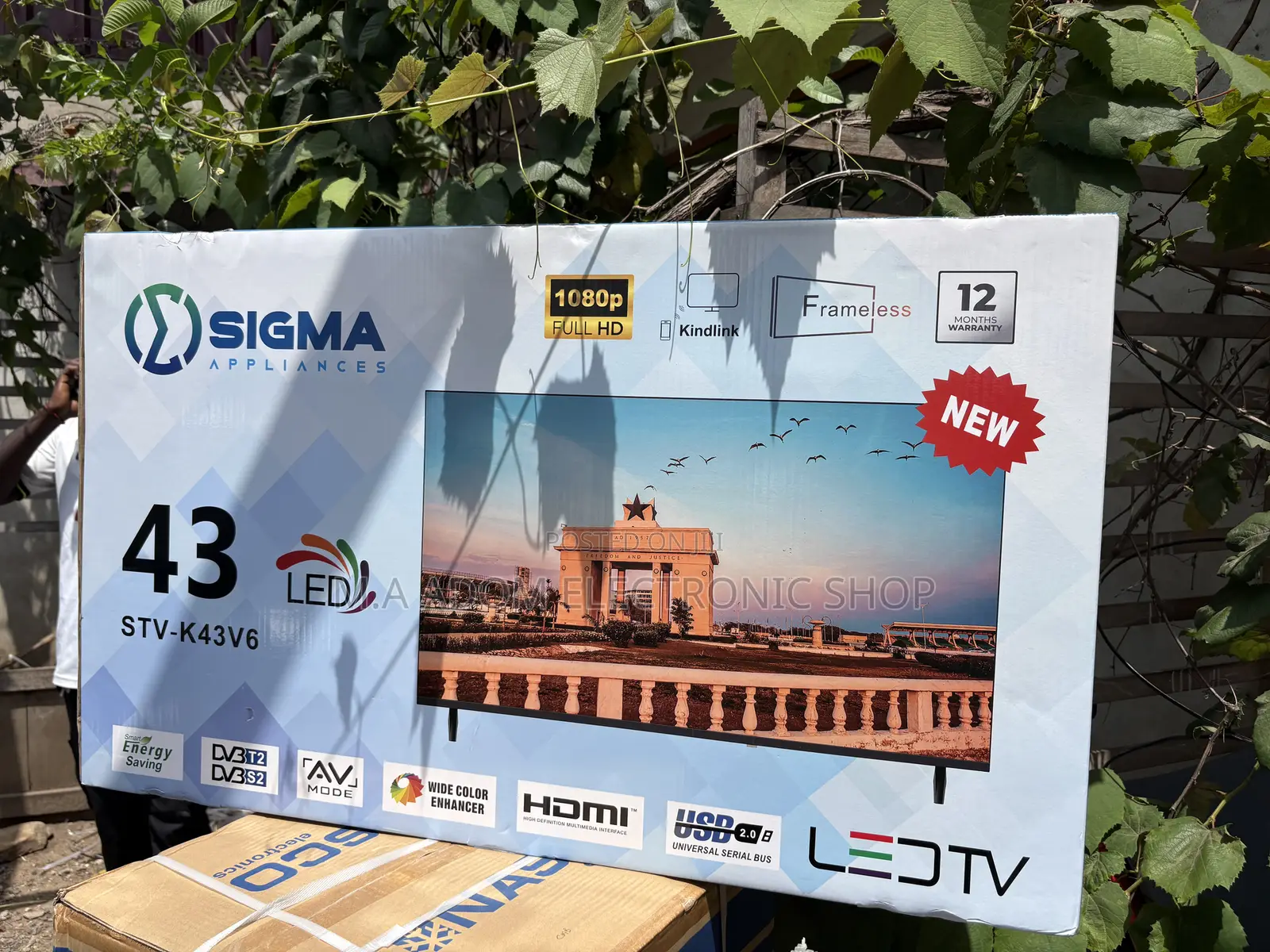 New 2025 Sigma 43” Digital Satellite Led Tv