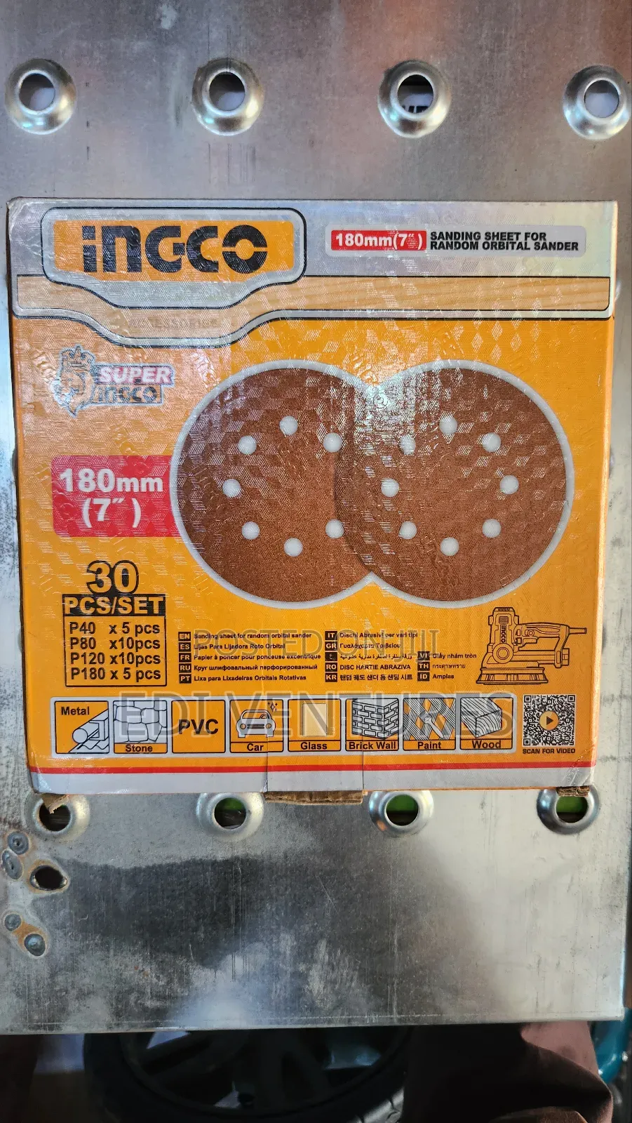 Sanding Sheet for Round Sander Inches- 39 Pieces