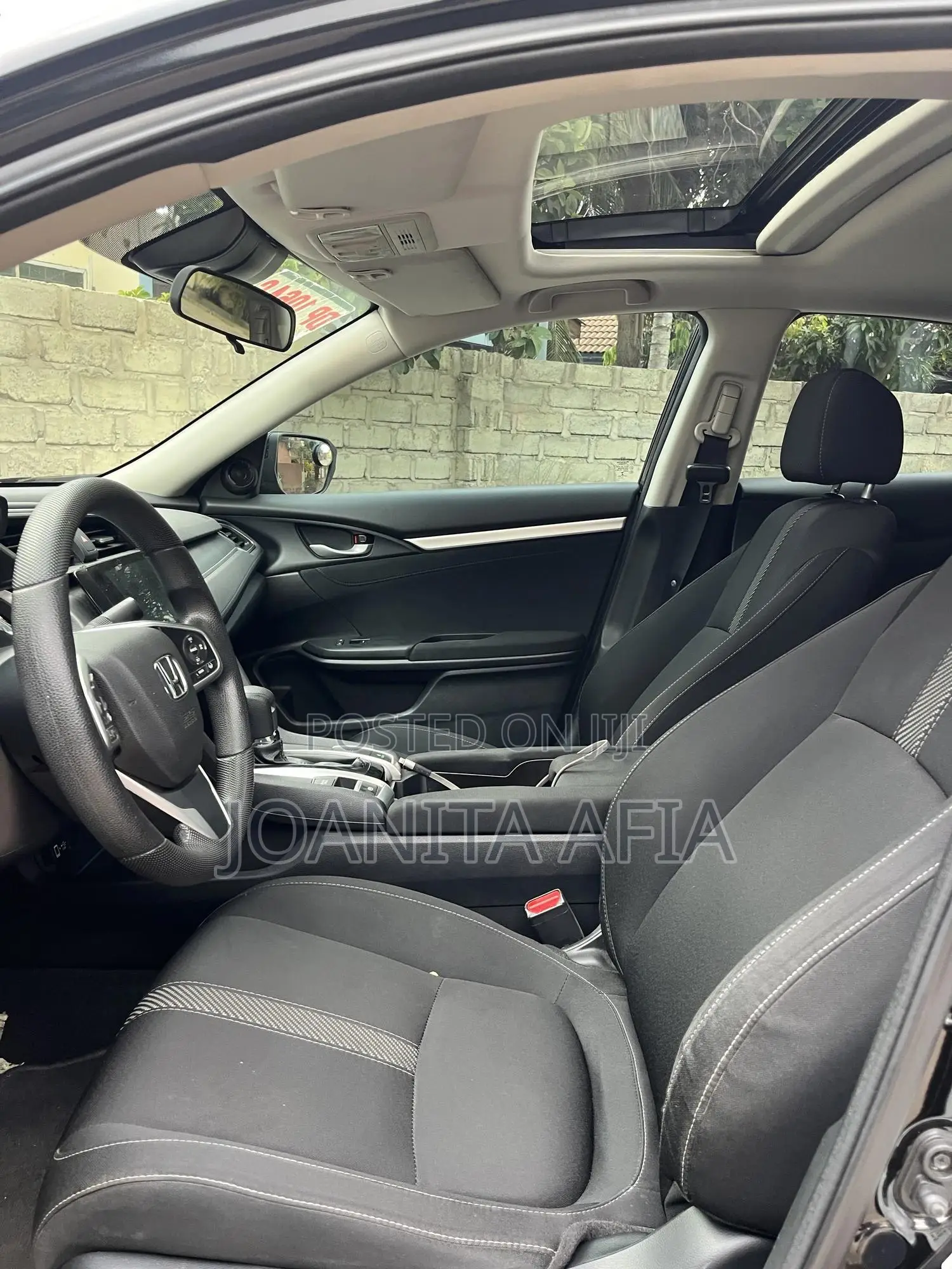 Honda Civic EX Sedan 2018 Black
