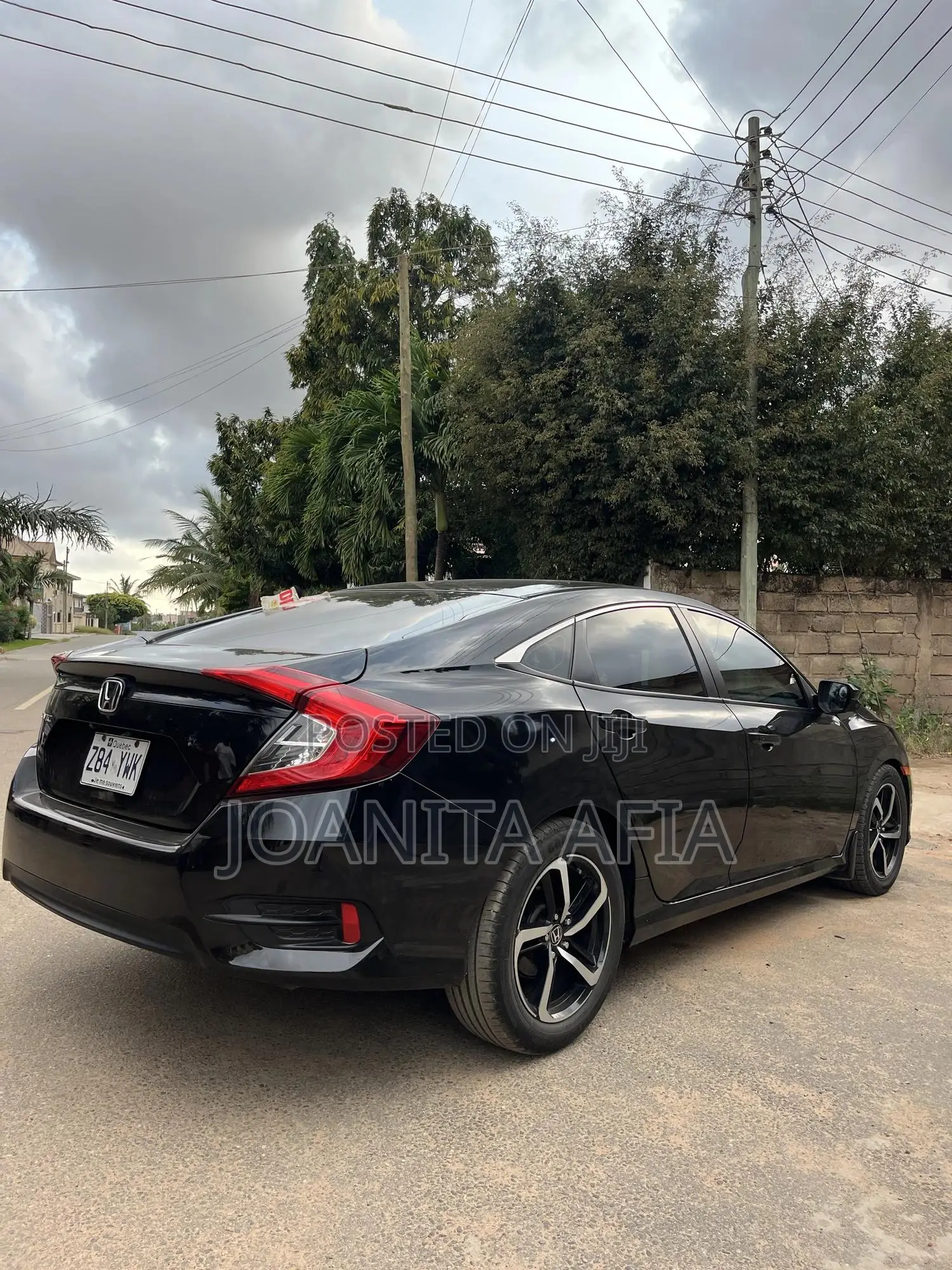 Honda Civic EX Sedan 2018 Black