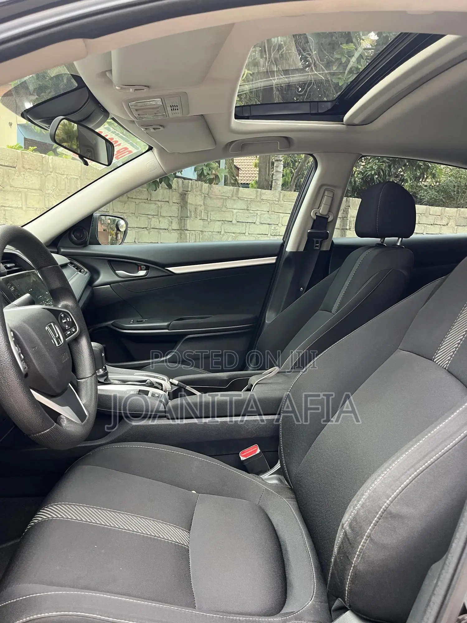 Honda Civic EX Sedan 2018 Black