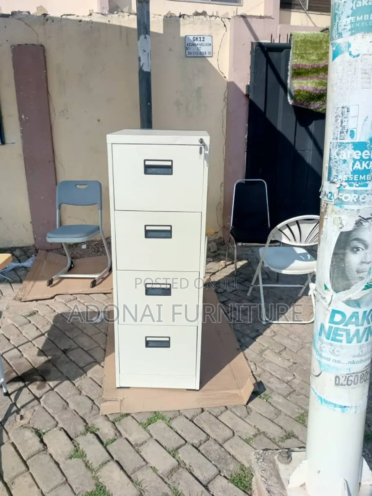 Four Drawer Cabinet (Metal)