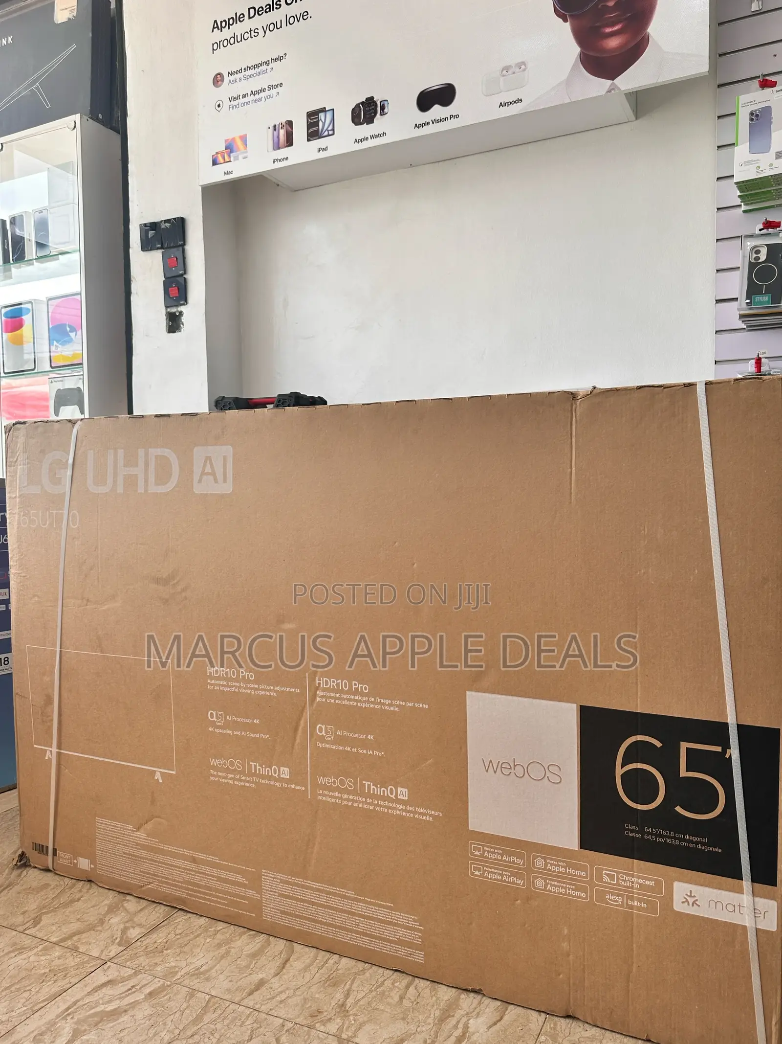 2024 Model LG 65-Inch 4k Crystal Uhd Smart Ai