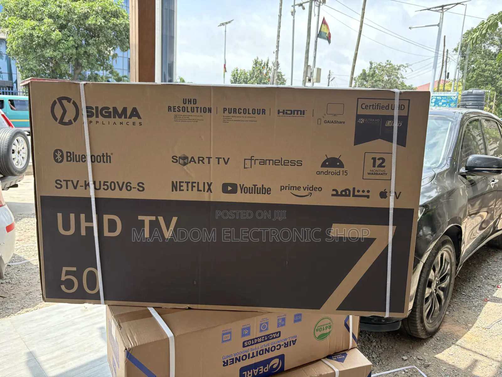 New Sigma 50” Smart Android Bluetooth Led Tv