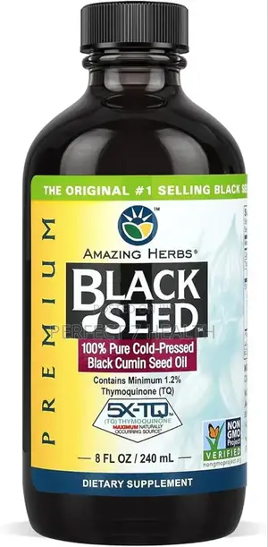 Amazing Herbs, Cold-Pressed Premium Black Seed Oil 240ml