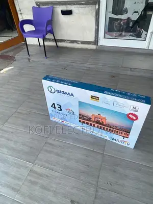 Sigma 43” Frameless Smart Television Perfect for Streaming and Gaming