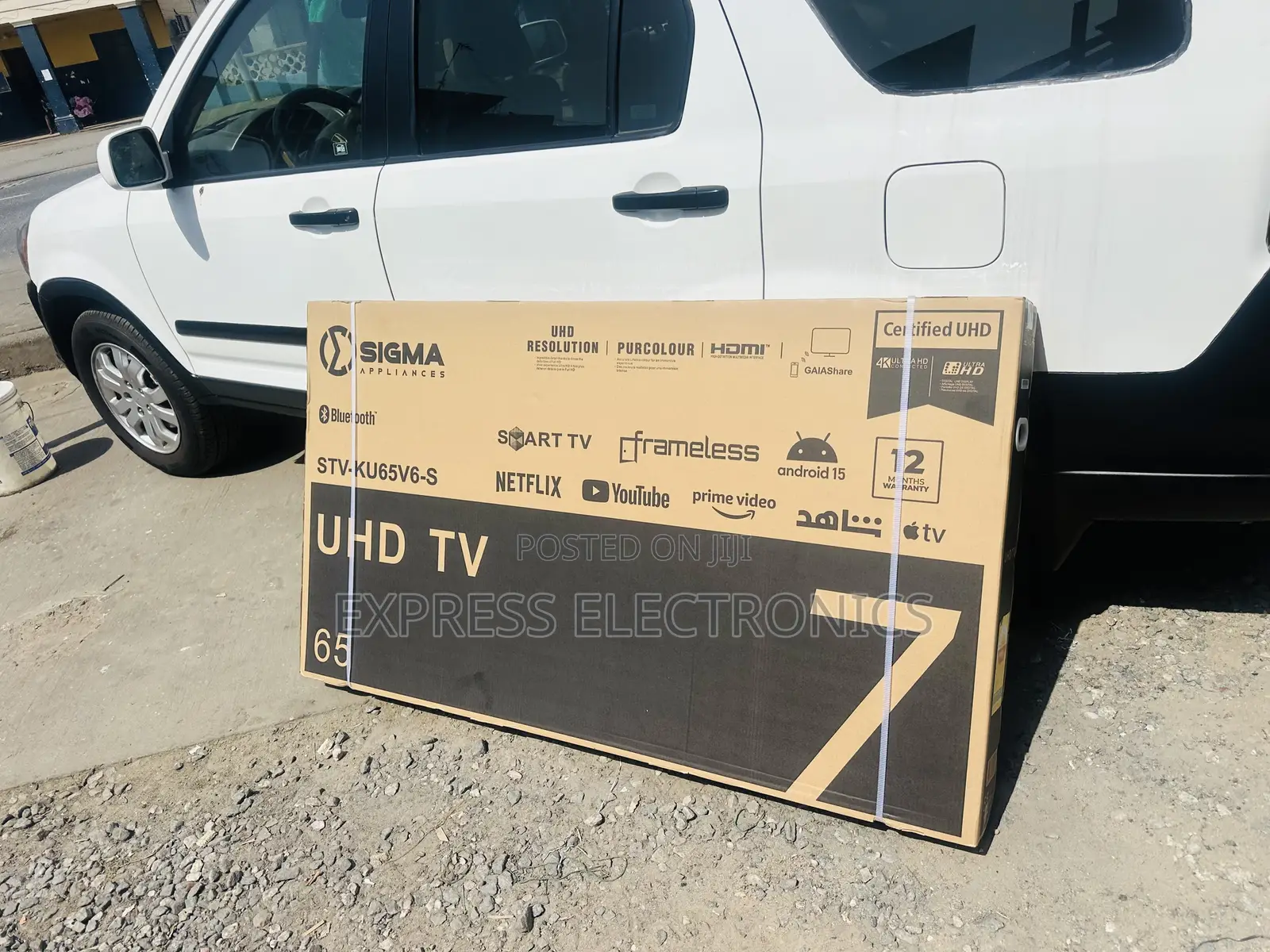 Vivid Wide Display Uhd Smart Sig-ku65v6-s.Sigma Television