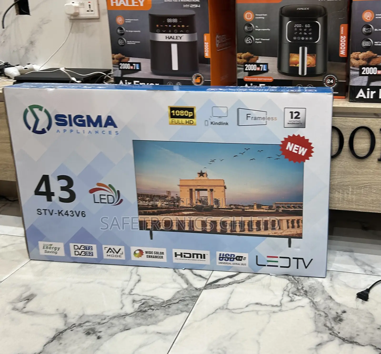 Classic Design 43 Inch Digital Sigma Led Sig-K43v6 Electric Tv