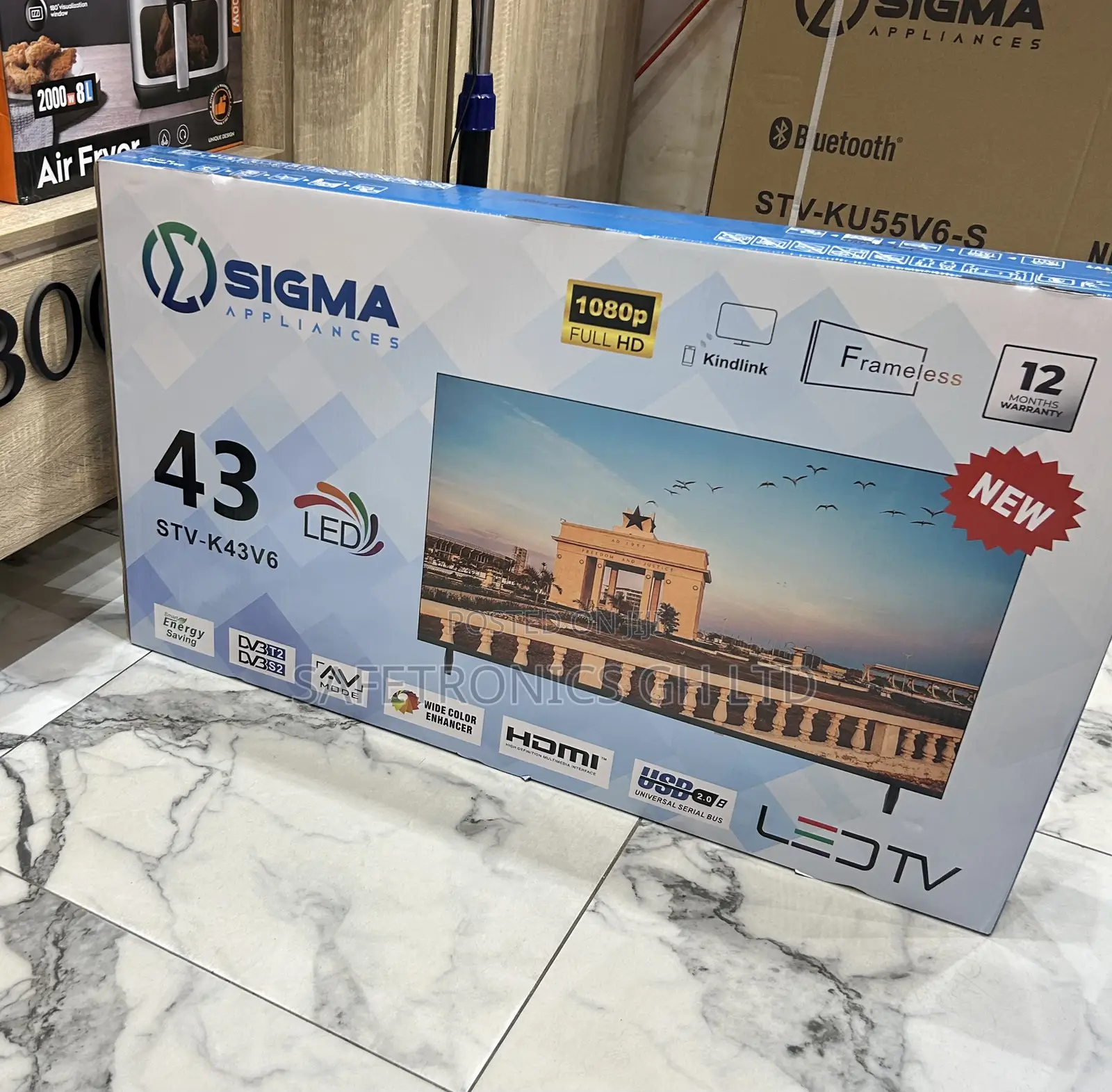 Classic Design 43 Inch Digital Sigma Led Sig-K43v6 Electric Tv