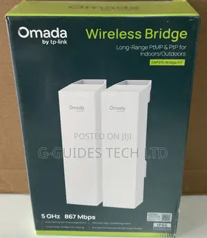 Tp-Link Eap215-Bridge Kit Long-Range Indoor/Outdoor Wireless Bridge