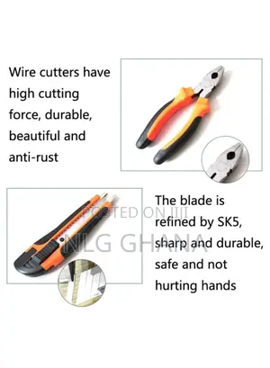 2109b 9pcs / Set Carbon Steel Utility Knife Wire Cutter. Tvx24157