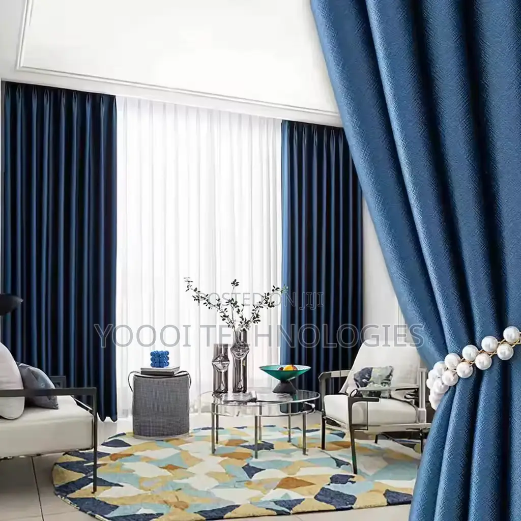 2pcs Luxurious Total Blackout Curtains ( 140x274cm)