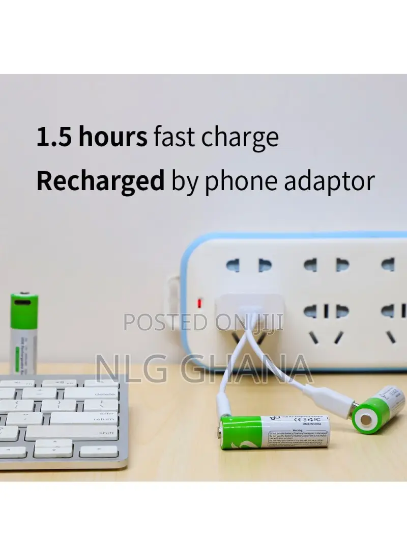 4-PCS 1.5v 2600mah Aa Rechargeable Multifunctional Battery. Tvx29493