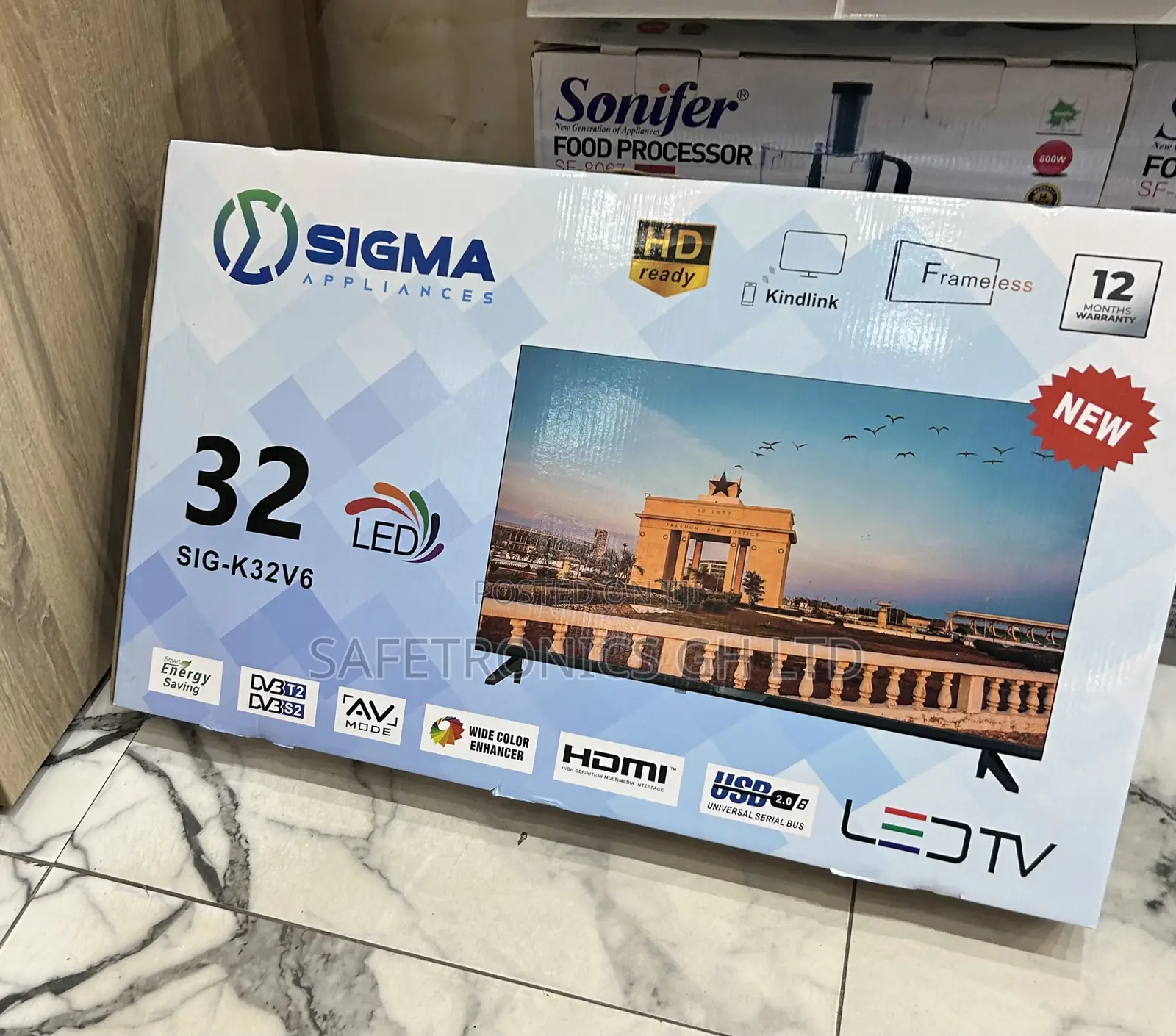 High Quality Sig-K32v6 Sigma 32 Inch Led Full Hd Frameless Tv