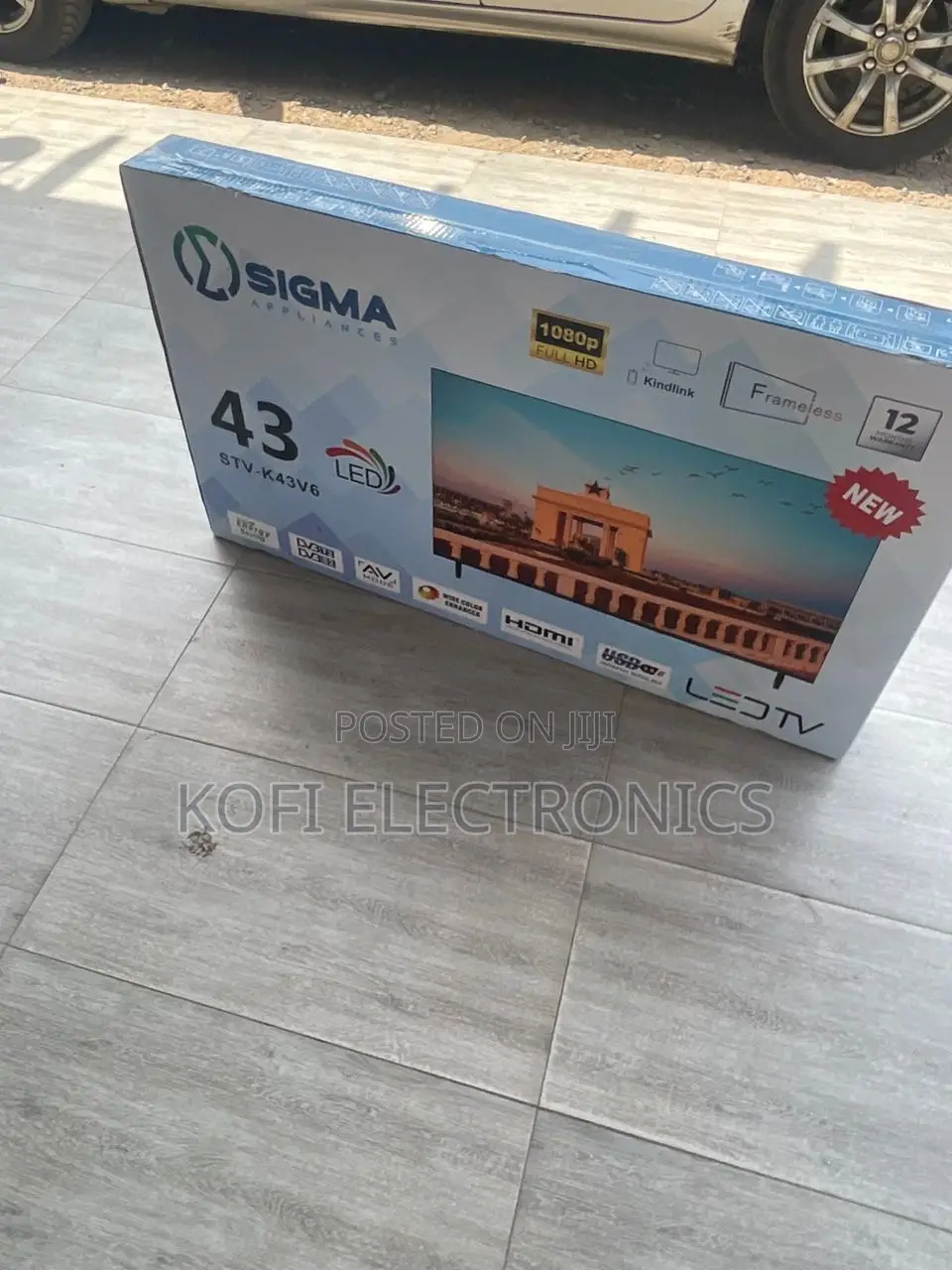 Sigma 43-Inch Full Hd Led Tv Crisp Display, Classic Design