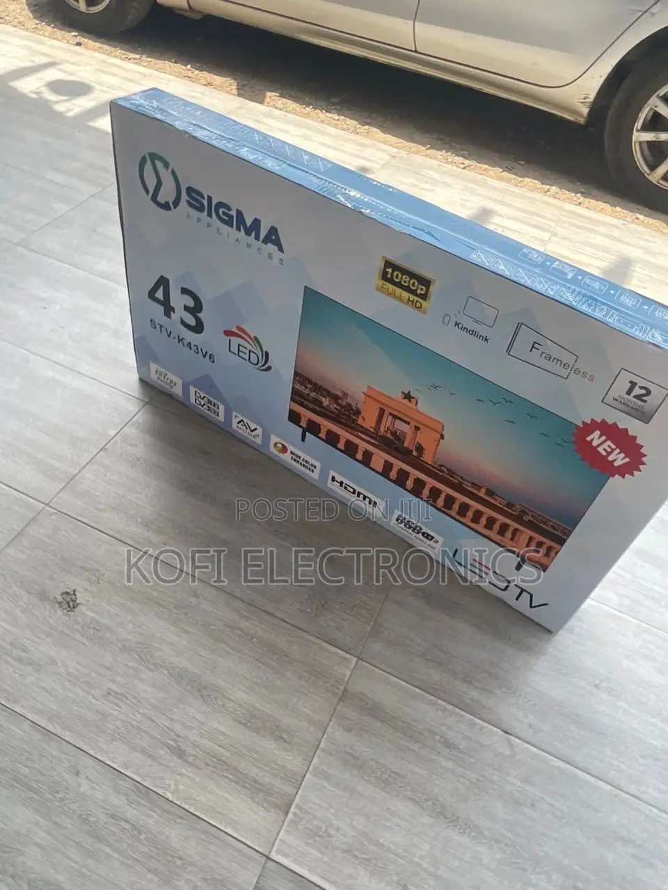 Sigma 43” Digital Led Tv Sharp Images, Smooth Performance