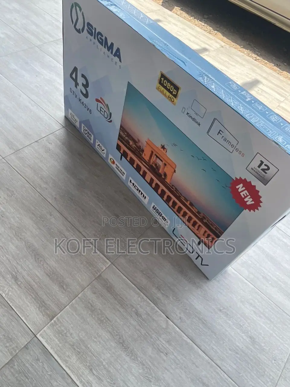 Sigma 43” Digital Led Tv Sharp Images, Smooth Performance