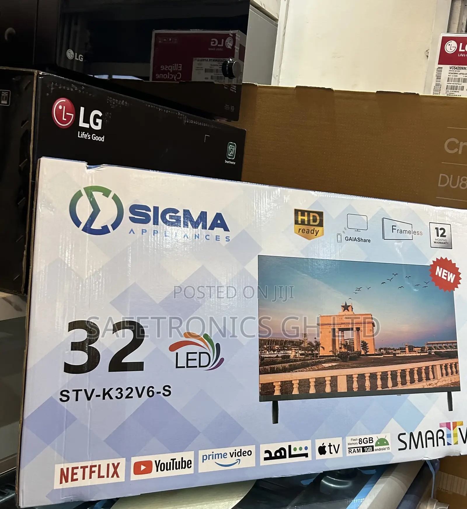 Just Purchase 32 Inch Smart Full Hd Sigma Sig-K32v6-S Frameless Led Tv