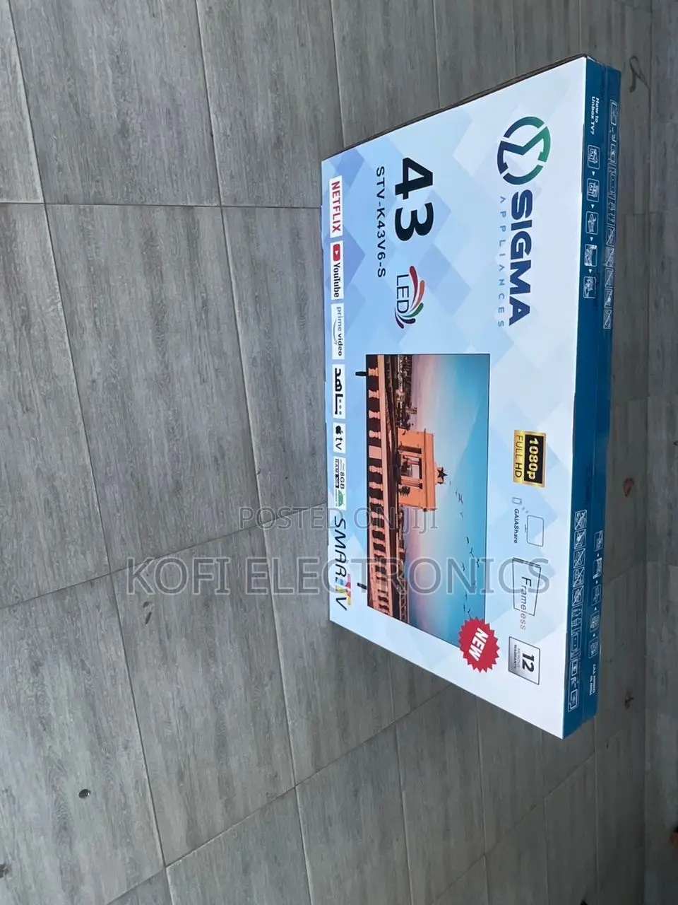 Sigma 43” Android Smart Tv Stylish, Fast, and Packed With Features