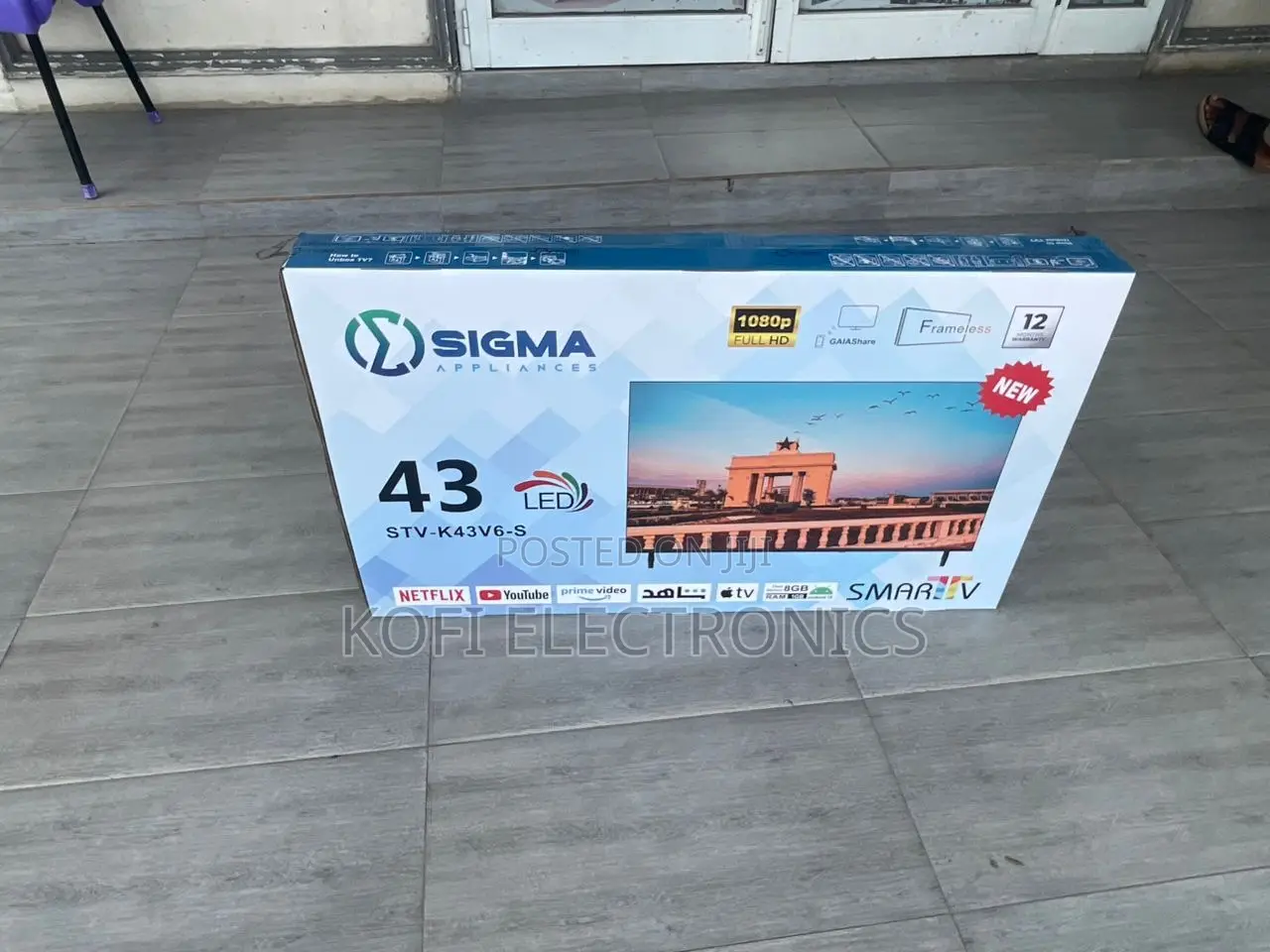 Sigma 43” Smart Led Screen Modern Design Meets Brilliant Quality